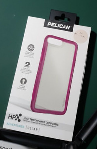 Pelican Adventurer Case for Apple iPhone 7 Plus 8 Plus - Pink Clear Brand New
