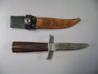 New ListingNICE VINTAGE A/S HELLE FABRIKKER 18/8 CARBON EDGE WITH SHEATH KNIFE