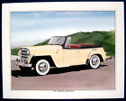 1951 Willys Jeepster Chrysler Art Print (USA) Brochure Poster Brochure