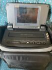 AUDIOVOX PORTABLE TV BUILT IN VCR PLAYER CARRYING CASE NONWORKING Handyman Flaw