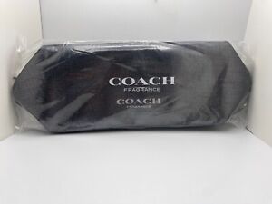 New ListingCoach Silver Shimmering Large Makeup Cosmetic Bag Toiletry Fragrance Pouch