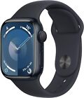 New ListingApple Watch Series 9 [GPS 41mm] Midnight Aluminum Case with Sport Band M/L
