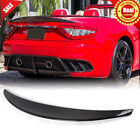 Carbon Rear Trunk Spoiler Wing Fit For Maserati GranTurismo Convertible 2012-14 (For: Maserati Sport)