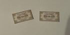 X2 HARRY POTTER STYLE TRAIN TICKETS  FOR A 1/12 SCALE DOLLS HOUSE