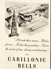 New Listing1946 Schulmerich Electronics Carillonic Bells Sellersville PA Vintage Print Ad