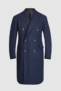 NEW $4100 Stile Latino (Vincenzo Attolini) coat EU 50 US 40 wool herringbone