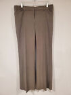 Women Express Size 12 The Editor Dress Pants Stretch Taupe