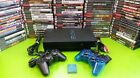 Sony Playstation 2 PS2 System Console Bundles- Ps1 Comp- 2 controllers- 12 games
