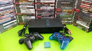 Sony Playstation 2 PS2 System Console Bundles- 2 controllers- 12 games- PS1 Comp
