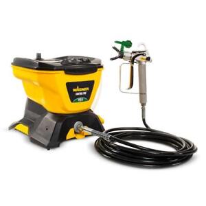 Wagner Paint Stain Sprayer 130 High Efficiency Airless Power Tank 25 ft. Hose