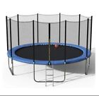 16FT Outdoor Trampoline Bounce Combo W/Safety Closure Net Ladr
