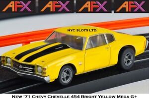 New AFX '71 Chevy Chevelle 454 Mega G+ Fits Auto World, HO Slot Car AFX 22050