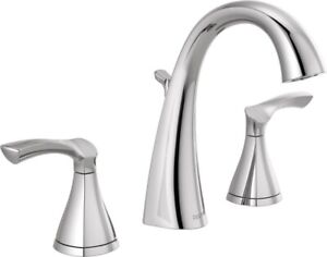Delta Sandover Bathroom Sink Faucet 2-handle Chrome - Certified Refurbished
