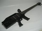 High Quality 4 String Bass Electric Guitar, Machine Gun Shape, AK-47, Black
