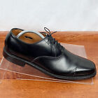 Allen Edmonds Dryden Black Leather Oxfords Medallion Toe Mens Size 10 B Shoes