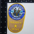 CULPEPER COUNTY Sheriffs Patch, VA, 4x6 Inches, Great Condition!