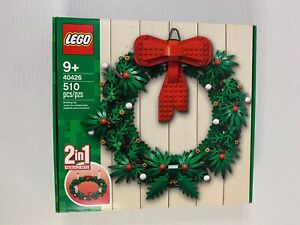 LEGO Christmas Wreath 2-in-1 Set 40426 - New - Factory Sealed - 510 pieces