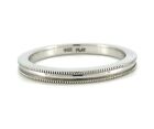 Brilliant Earth Platinum 2mm Milgrain Wedding Band Ring - Size 6