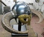 Medieval Viking Fantasy Helmet With Horns