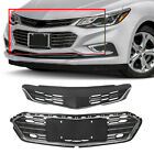 For 2016-2018 Chevrolet Cruze Front Grille Black W/Chrome Trim&Bumper Grille (For: 2017 Cruze)