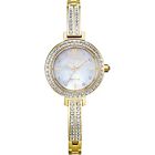 Citizen Eco-Drive Women's Crystal Accents White Dial Band Watch 25mm EM0862-56D