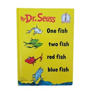Dr. Seuss Beginner Books One Fish Two Fish Red Fish Blue Fish (Hardcover) 1988