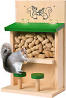 MONT PLEASANT Wooden Squirrel Feeder Nut Bar Squirrel Bench Feeder,Hanging for