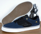 Emerica Skate Shoes shoes Andrew Reynolds Low Vulc navy gold white Suede 9/42