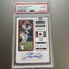 2022 Jerome Ford Contenders Rookie Ticket  Auto PSA 10 Browns RC Low POP