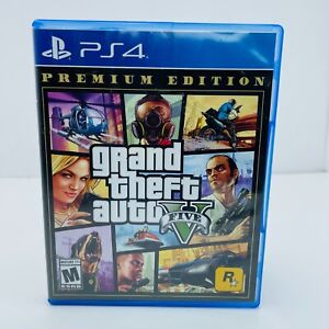 Grand Theft Auto V Five (Sony PlayStation 4, 2014) Complete W/ Manual & Map