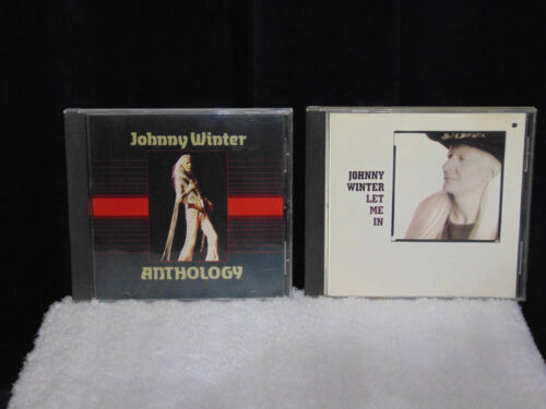 Johnny Winter lot 2 CDs - Let Me In + Anthology (no duplicat songs)