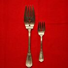 Reed & Barton Silver-Plate Silverware - Serving Forks - RARE