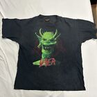 VINTAGE  1990  SLAYER  ROOT OF ALL EVIL  T-SHIRT SIZE XL Single Stitch