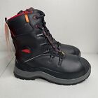 Red Wing Petroking Work Boots NWT Size 11 Steel Toe 3206 Black Red