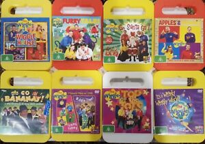 THE WIGGLES DVD AUSTRALIAN TV SHOW COLLECTION WIGGLY WIGGLY WORLD TOP OF TOTS