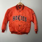 Vintage Virginia Tech Hokies Starter Jacket Orange and Maroon Youth 16/18