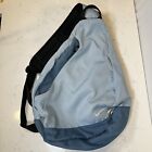 Vintage Nike Y2K Style Sling Backpack Multi Pocket Padded Blue