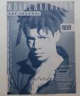 JEAN MICHEL BASQUIAT SIGNED 1987 MAGAZINE COVER AD PAPER CUT  OUT