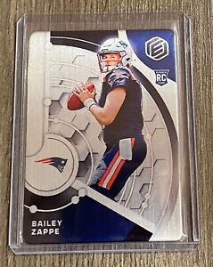 2022 BAILEY ZAPPE ELEMENTS Football #105 Rookie Americium Parallel RC SP /99