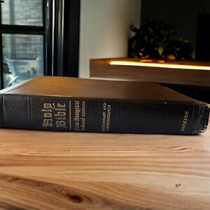 KJV Dickson Holy Bible New Analytical Indexed Edition - Genuine Morocco Leather