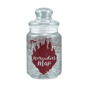 Harry Potter Marauder's Map Glass Candy Jar
