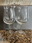 HENNESSY Cognac France Tulip Stemmed Nosing Glass Set of 12 NEW IN BOX