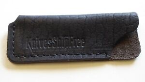 Knives Ship Free Buffalo Leather Folder Knife Pocketslip Sheath Size Large
