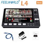 Feelworld L4 Multi-Camera Video Mixer Switcher 10.1