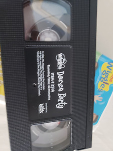 The Wiggles Dance Party VHS Video VCR Tape , with wrong case