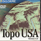 DeLorme Topo USA Version 5.0 Mapping Software 3 DVD Set In Box - 2004