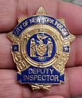 Vintage Obsolete City Of New York Police Deputy Inspector Lapel Pin