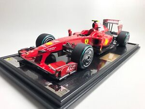 Amalgam 1:8 scale Ferrari F60 Raikkonen with SIGNED plaque