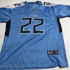 Derrick Henry Jersey Nike On Field Tennessee Titans  Size XL Two Tone Blue Mens
