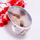 Montana Agate Gemstone Ethnic Handmade 925 Silver Plated Ring Adjustable GSR8404